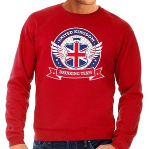 Rood Engeland drinking team sweater rood heren - United Kingdom kleding L