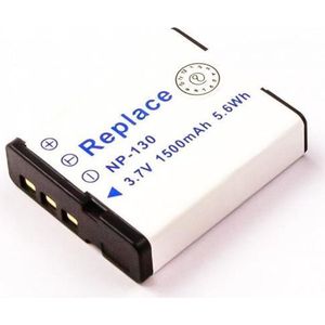 AccuCell-batterij geschikt voor Casio NP-130, Exilim EX-H30, EX-ZR100