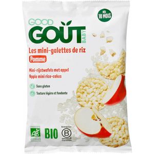Good Goût Mini Appel Rijst Paletten Vanaf 10 Maanden Biologisch 40 g