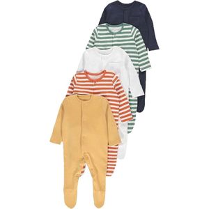 5 Boxpakjes - 5 Sleepsuits - Pyjama's - Katoen - Maat 3-6 maanden - 68