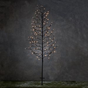 Luca Lighting Garden d'Light Boom met Klassiek Witte LED Verlichting - H150 cm - Zwart