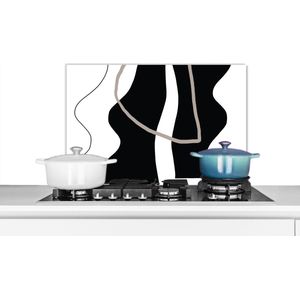 Spatscherm keuken - Design - Abstract - Minimalisme - Keuken - Achterwand keuken - Spatwand - 70x50 cm - Spatscherm