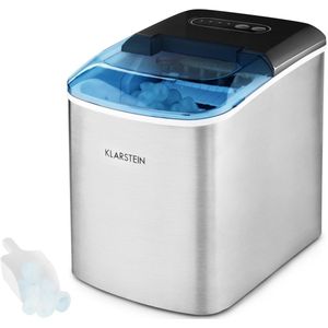 IJsblokjesmachine met 12 kg capaciteit, Zelfreinigend, Snel ijsblokjes in 6-12 minuten, 2.1L watertank