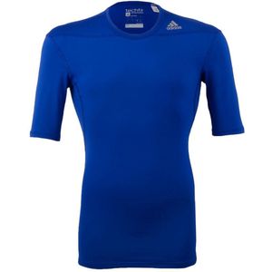 adidas TechFit Base - Sportshirt - Heren - S - Blauw