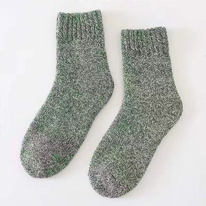 Wollen sokken - Huissokken - Winter sokken - One size - Groen