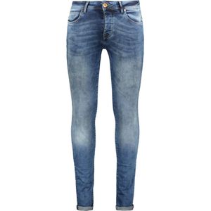 Cars Jeans - Heren Jeans - Super Skinny - Stretch - Lengte 36 - Dust - Dark Used