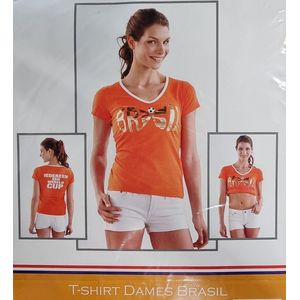T shirt dames Brasil Maat M - Nederlands elftal Oranje