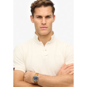 Superdry Vint Destroy Korte Mouw Poloshirt Wit 3XL Man