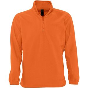 SOLS Ness Unisex Zip Neck Anti-Pill Fleece Top (Oranje)