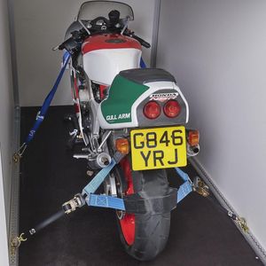 Datona® Wielharnas voor motorfietsen + spanbanden set - Blauw