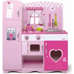 Wooden Toys Classic World Wooden Kitchen Pink