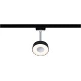 Paulmann URail Circle LED-spot - zwart mat - 2700K - dimbaar - Enkele lamp