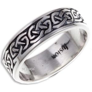 Endless Knot (Narrow) Zilveren Ring - Maat 53 (17 mm) (SR902.53)