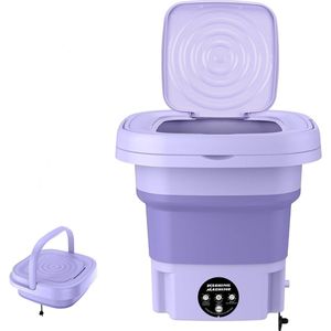 Draagbare Wasmachine - Efficiënt en Compact - 1 stuk - Paars