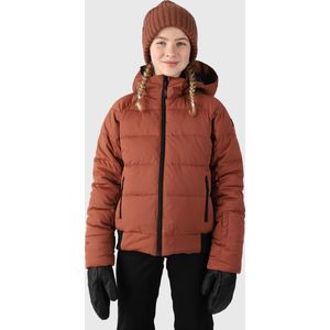 Brunotti Suncrown Meisjes Puffer Ski Jas - Mahoganny - 128
