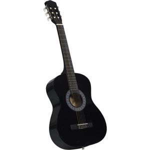 vidaXL-Gitaar-klassiek-beginner-en-kinderen-3/4-36""-zwart