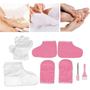 Gloves and Socks for Hot Wax Therapy - Paraffin Gloves with Mitts for Thermal SPA - Hand and Foot Liners Set .