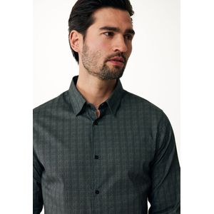 Mexx Overhemd Print Navy Heren - Maat Xxl