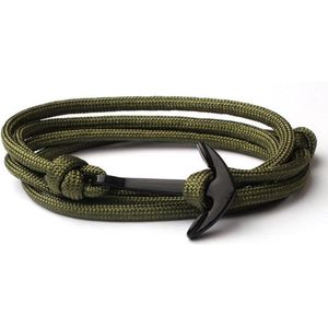 Anker armband Army polyester koord