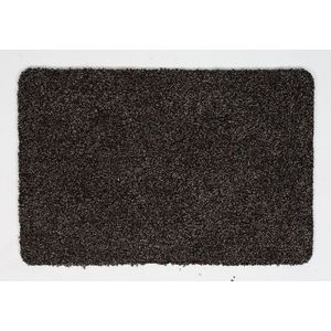 Ikado Droogloopmat microfiber taupe, zonder boord - 50 x 80 cm