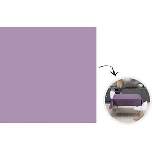 Tafelkleed - Tafellaken - 120x120 cm - Interieur - Paars - Kleuren - Paarse - Kleur - Effen - Binnen en Buiten