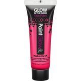 PaintGlow Face/Body paint - neon roze/glow in the dark - 10 ml - schmink/make-up - waterbasis