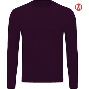 Livano Thermokleding - Thermoshirt - Thermo - Voor Heren - Shirt - Bordeaux Rood - Maat M