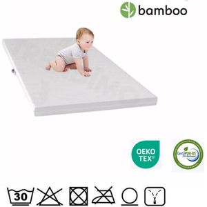 Kinder matras 90x200 cm - ledikant - 10cm dik - Koudschuim- Ventilerend - - anti-allergisch - afritsbaar en wasbare hoes