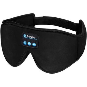 BellissiBo® Oogmasker Slaap - Koptelefoon - Slaapmasker - 3D Bluetooth – Met Muziek & Bellen – Zwart – USB Oplaadbaar