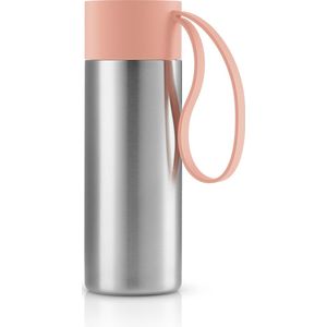 Eva Solo Thermosbeker voor onderweg - Drinkbeker To Go - 360 ml - met click-open systeem - Roze