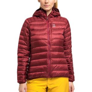 Haglöfs - Roc Down Hood Women - Red ladies jacket-XL