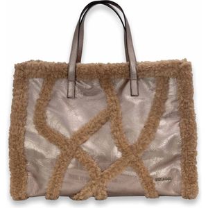 Bulaggi Lammy shopper / voor dames / schoudertas - Tin - uni / Extra schouderriem