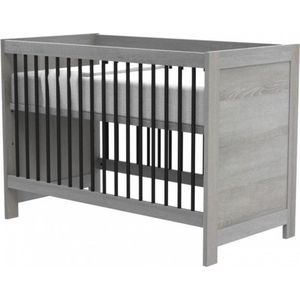 Europe Baby Vittoria Babybed Grijs / Zwart 60 x 120 cm