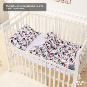 Babydeken van katoen met Öko-Tex-certificaat 100 x 135 cm, omkeerbare deken, zacht, ademend en comfortabel, voor jongens en meisjes, geschikt voor een kamer met een temperatuur van 18-22 °C