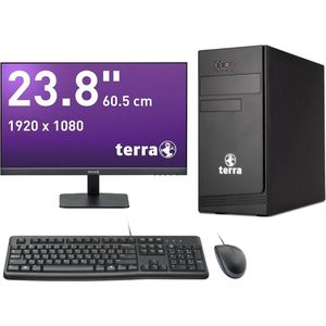 Terra 5000 BTO PC set - Intel Core i5-12400 - 64GB - 2.0TB M.2 SSD - DVD-RW - toetsenbord en muis - Terra 24"" monitor - Windows