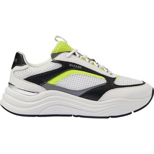 Mallet London Heren Sneakers Wit TE8082/WHTYEL Cyrus 2.0