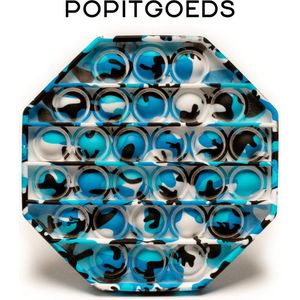 Pop It Fidget Toys - unieke Popits - Popitgoeds - Speelgoed - Gezien op TikTok - Diverse varianten - Leger Blauw - Kerst Cadeau