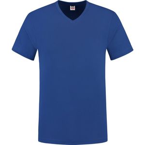 Tricorp T-shirt V Hals Slim Fit 101005 Koningsblauw  - Maat XS