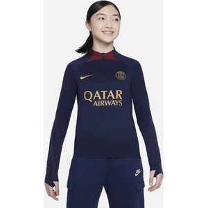 Nike Paris Saint-Germain Strike Dri-Fit Trainingstop - Blauw - Maat 128/137 - Kids