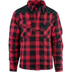 Fostex Garments - Lumberjack Sherpa jacket (kleur: Zwart/Red / maat: XXXL)
