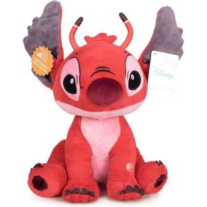 Disney - Pratende Leroy knuffel - 30 cm - Pluche - Rood - Lilo & Stitch