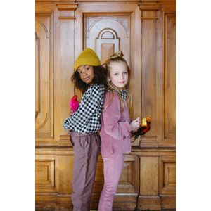 Blossom Kids Brigitte Broeken & Jumpsuits Meisjes - Jeans - Broekpak - Paars - Maat 104