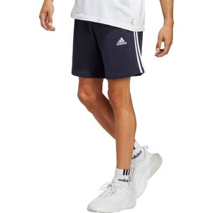 adidas Sportswear Essentials French Terry 3-Stripes Short - Heren - Blauw- S