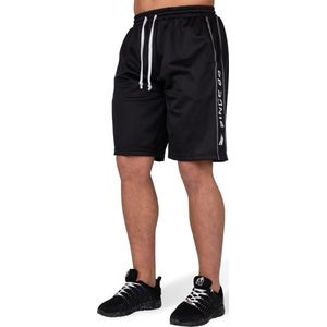 Gorilla Wear Functional Mesh Short (Zwart/Wit) - 2XL/3XL