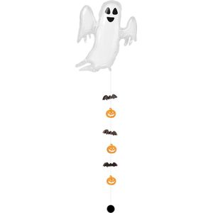Amscan - Folieballon Spook met hangdecoratie - Halloween - Halloween Decoratie - Halloween Versiering - Halloween Ballonnen