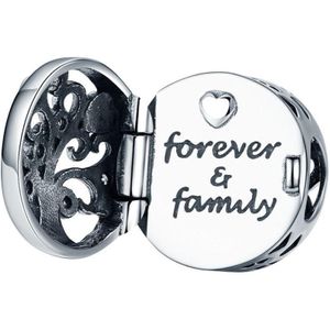 Tree of life family forever bedel | Levensboom familie bead | Zilverana | geschikt voor alle bekende merken | 925 zilver | moederdag