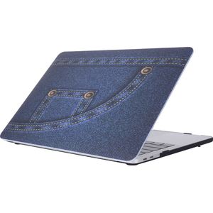 Mobigear Jeans - Laptophoes geschikt voor Apple MacBook Pro 15 inch (2016-2019) Hoes Hardshell MacBook Case - Model 4