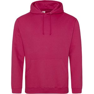 Just Hoods 'College Hoodie' Cranberry Rood Maat S