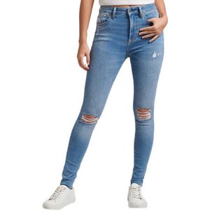 Superdry Vintage High Rise Skinny Jeans Blauw 25 / 30 Vrouw