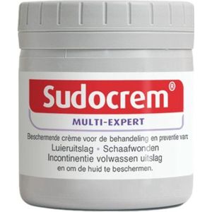Sudocrem huidbescherming 125 gram Sudocrem - Wit - Creme - Zinkzalf beschermt de huid als ook beschadigde huid